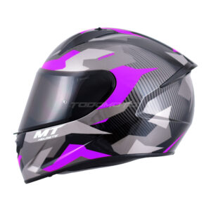  Casco certificado para moto MT Helmets Stinger Tracker Rosa Brillante Todomoto Guatemala